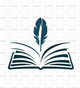 Offenes Buch und Feder